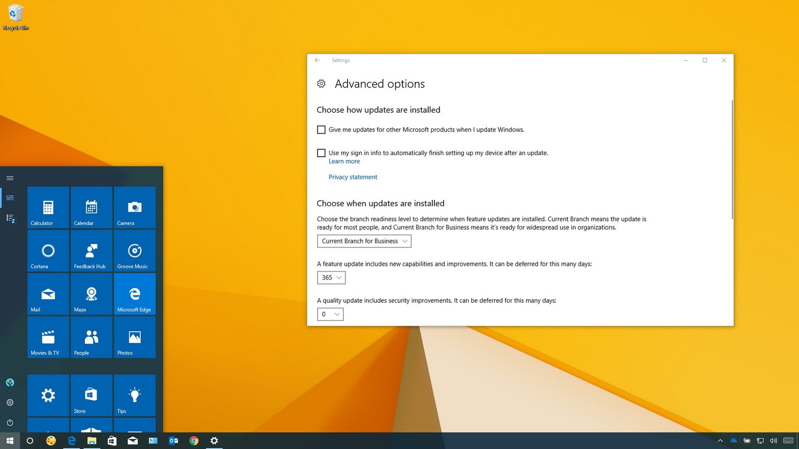 Windows update blocks internet connection settings