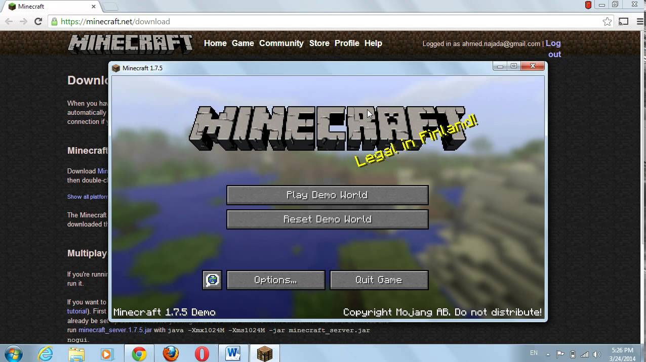 Minecraft Demo With No Download